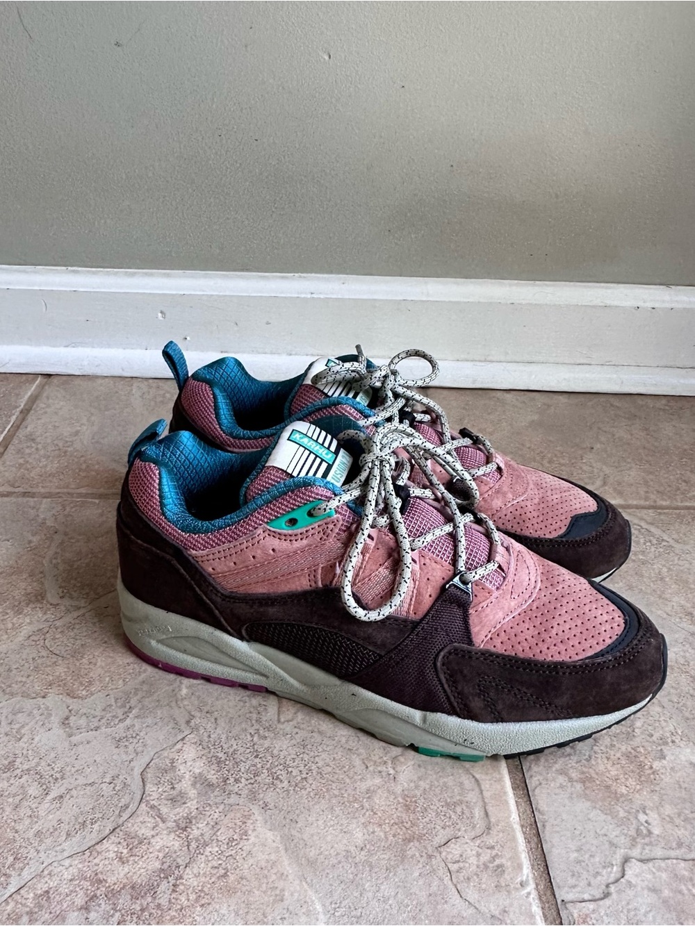 Karhu Fusion 2.0 Running Shoes Java Brown Cork Sneaker F804133
